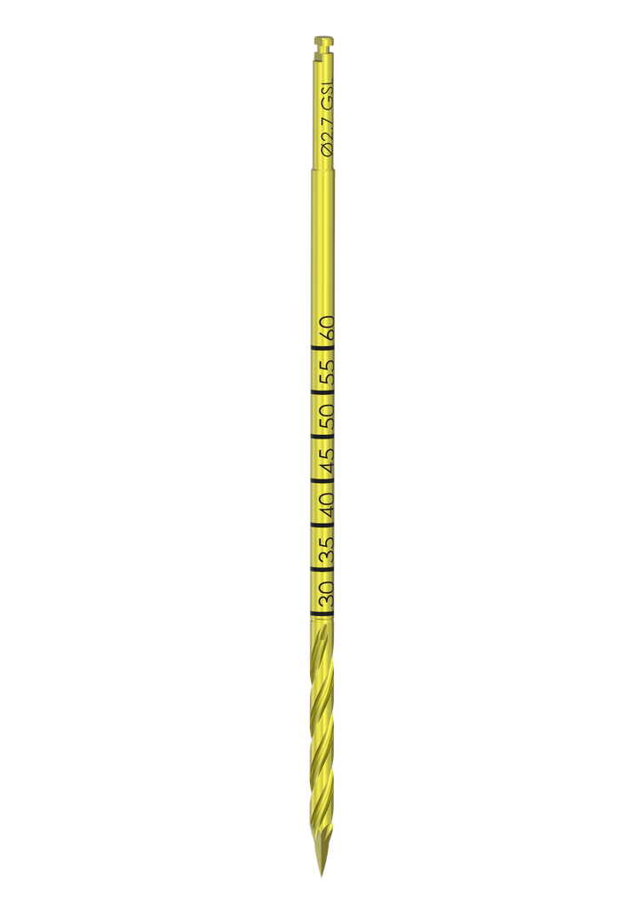 D-ZYG-27ST-GSL - Drill zygomatic Spade Twist ø 2.7 mm L