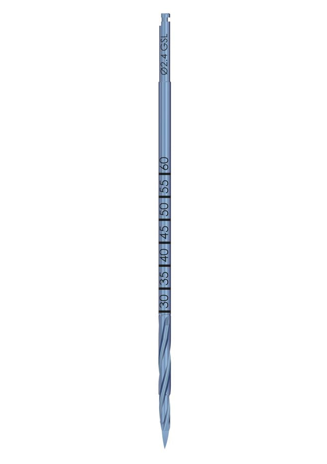 D-ZYG-24ST-GSL - Drill Zyg Spade Twist ø2.4 Long